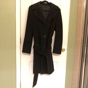 Banana Republic Trench Coat Black, Large